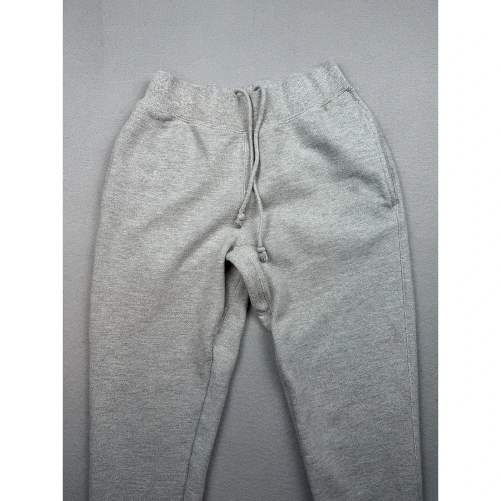 Champion Sweatpants Men Small Gray Athletic Reverse Weave Drawstring Joggers